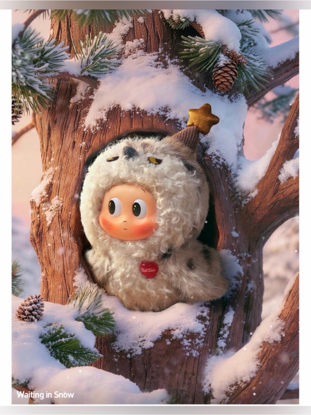 POP MART Dear Birds Series — walking in snow — twinkle twinkle